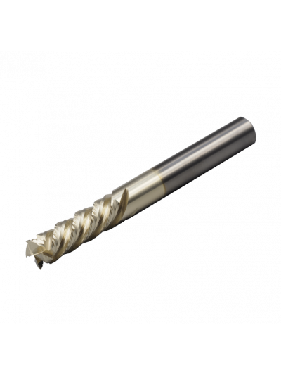 Fresa de metal duro microdentada.